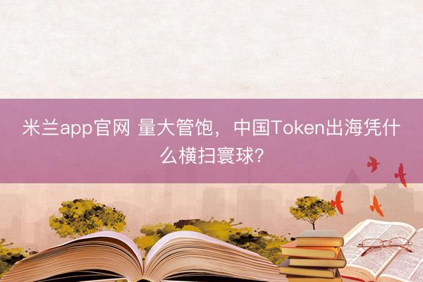 米兰app官网 量大管饱,中国Token出海凭什么横扫寰球?